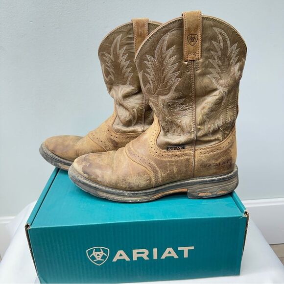 Ariat Other - Ariat Work ATS western work cowboy boots men's 12 EE ats oil & slip resistant.